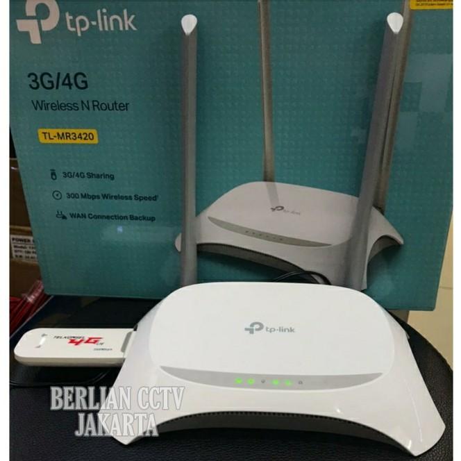 PAKET INTERNET CCTV ROUTER TP-LINK + MODEM 4G /5G