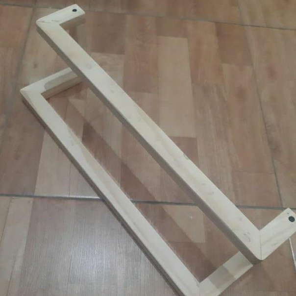 GANTUNGAN HANDUK WOODEN RAK AESTETIC, SIMPLE DAN MINIMALIS