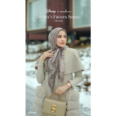Buttonscarves Disney Frozen Brunette Voal