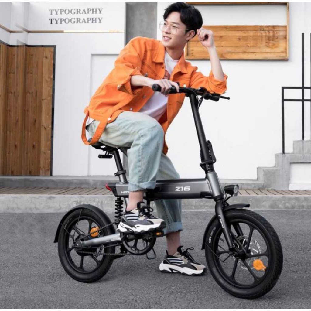 Sepeda Lipat Listrik Xiaomi Himo Z16 16 Inch Electric Bike Allumunium Alloy-2