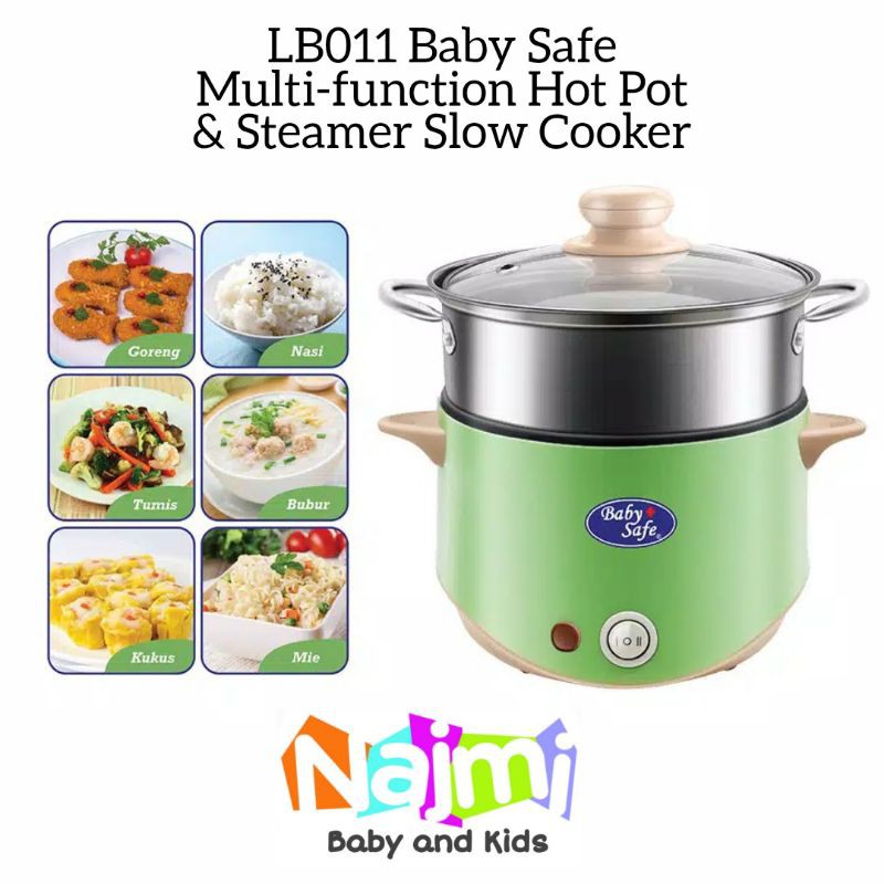 LB011 Baby Safe Multi-cooker Hot Pot Steamer Slow Cooker Babysafe