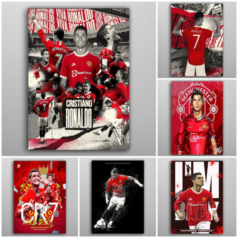 TERMURAH POSTER DINDING C.RONALDO MANCHESTER UNITED.