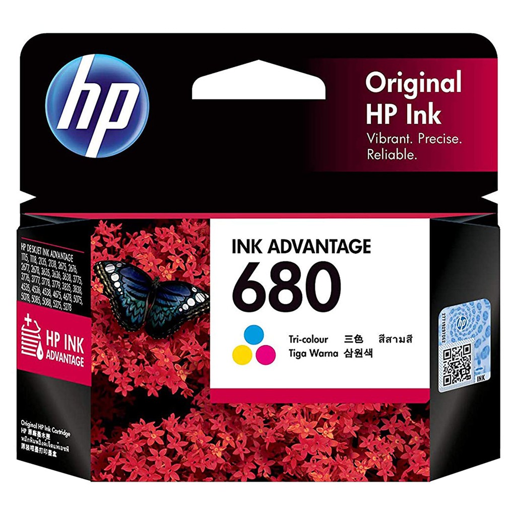 CARTRIDGE HP 680 WARNA COLOR | HP CARTRIDGE 680 COLOR WARNA ORIGINAL