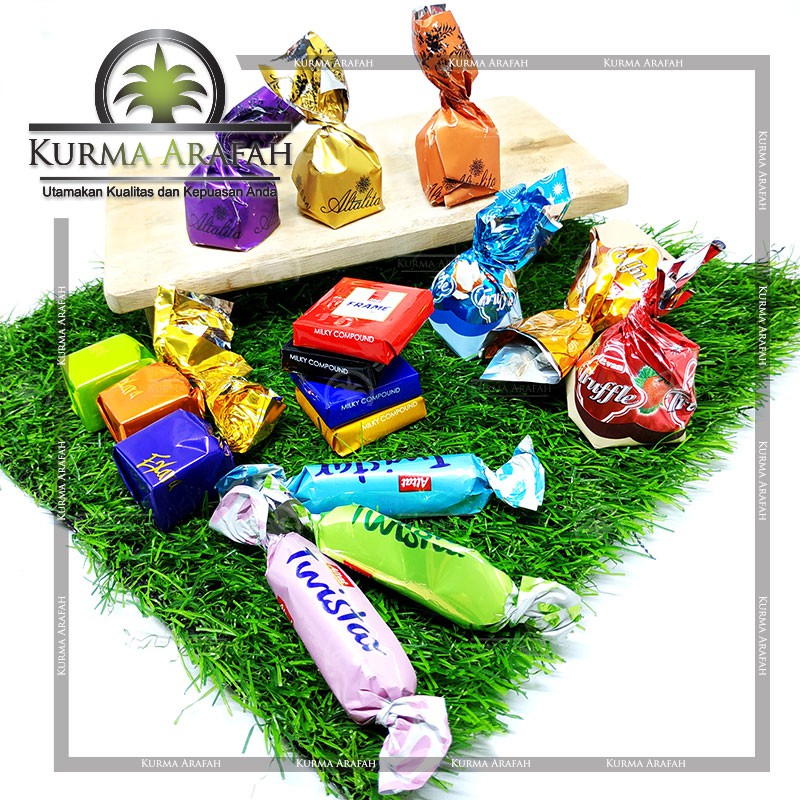Coklat Arab Mix Oleh Oleh Haji Cemilan Import Turkey