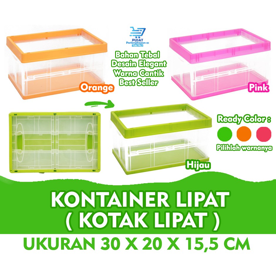 KONTAINER BAJU / BOX LIPAT MURAH / JUAL CONTAINER / BOX PLASTIK UNTUK BAJU