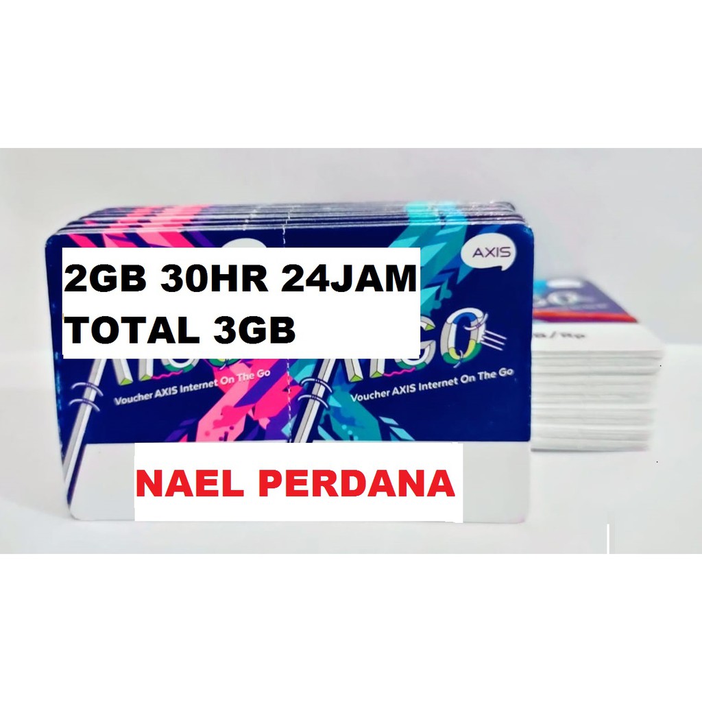 Voucher AIGO Axis 2 GB vocer data axis 2gb | Shopee Indonesia