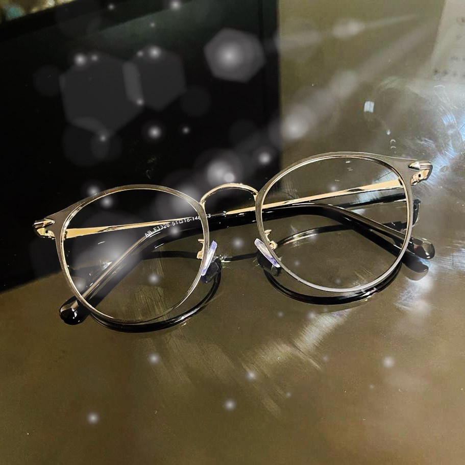 KACAMATA PHOTOCROMIC 1326 WANITA PRIA TERBARU FRAME TITANIUM KOREAN STYLE UNTUK CEWEK DAN COWOK - SPRING STYLE