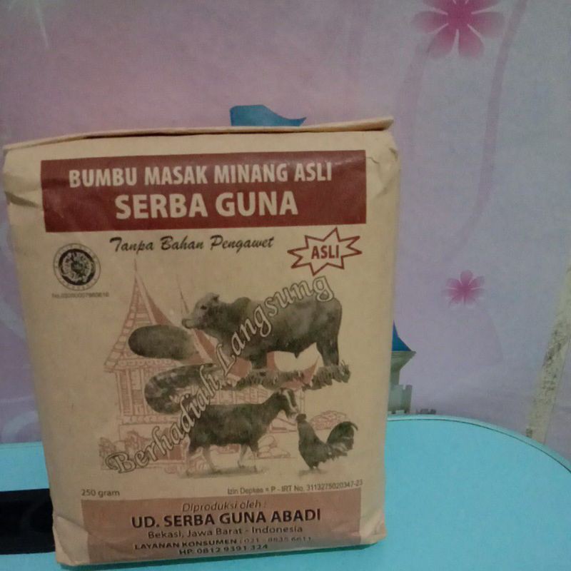 

bumbu masak Minang serba guna