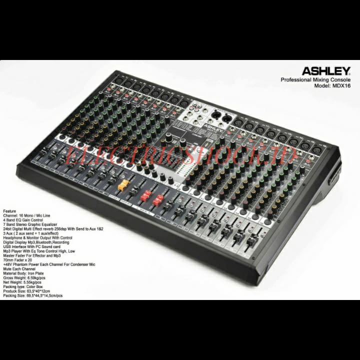 mixer audio ashley MDX 16 / MDX16 original