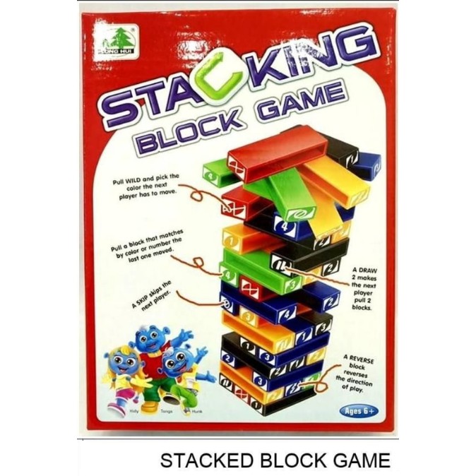 MAINAN ANAK - STACKING BLOCK GAME -