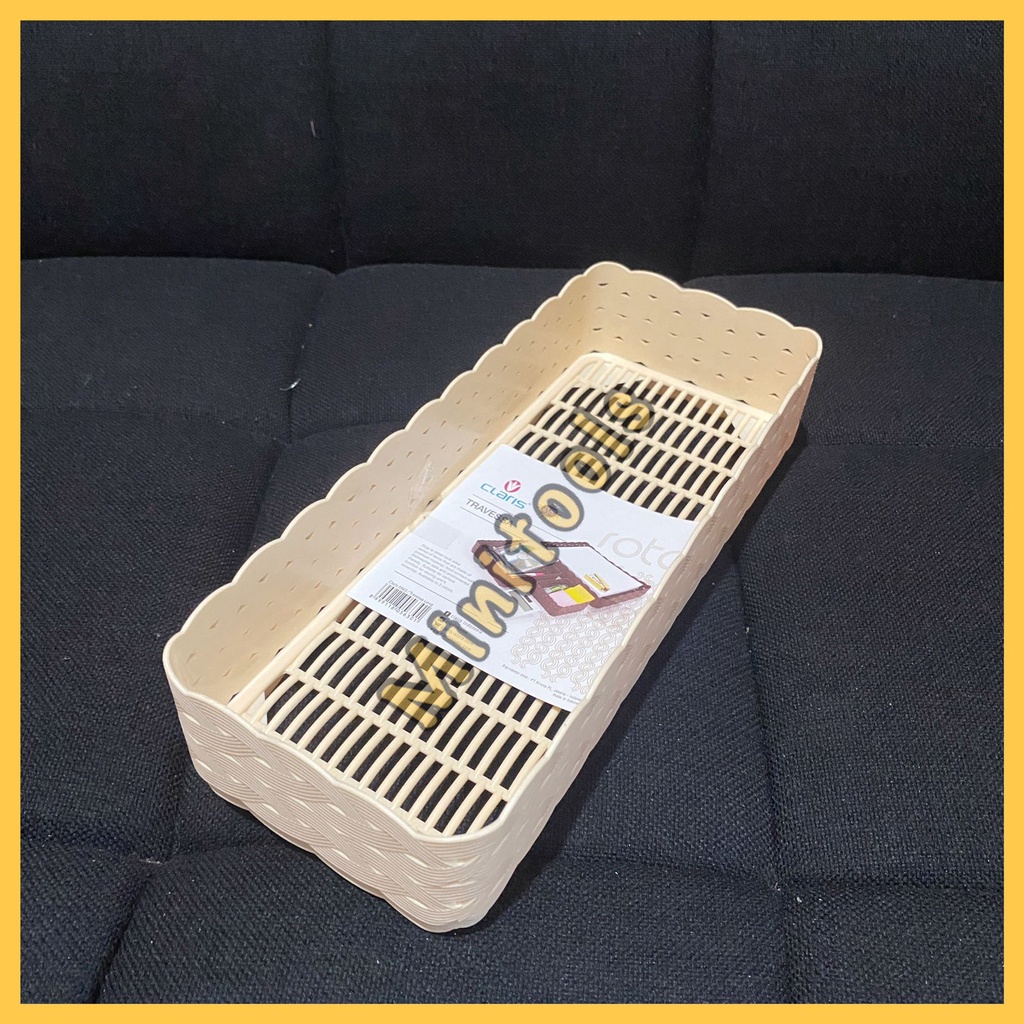 Keranjang Anyaman / Nampan Anyaman / Tray Rota Travessa Claris