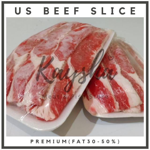 

US Beef Slice Premium 500 Gr - Yoshinoya, Ricebowl, Shabu, Daging Sapi