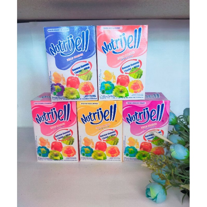 

Nutrijell Buah Sachet 10 Gram / Nutrijel Sachet