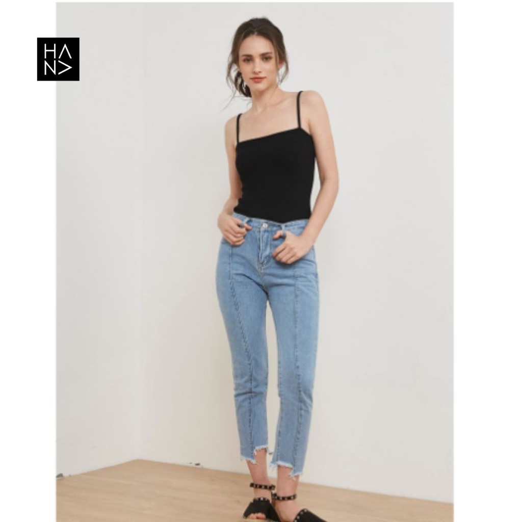 HanaFashion JKT - Miranda Basic Tank Top Simple Polos Wanita - TT029-5