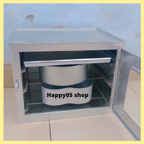 Oven Kompor Susun 3 + Loyang kuker, bulat, hati