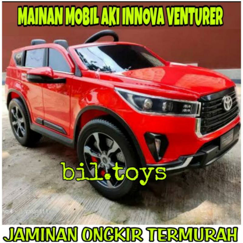 MAINAN MOBIL AKI ANAK TOYOTA INNOVA VENTURER MOBIL AKI ANAK REMOT KONTROL 7288 VENTURER LISENSI TOYOTA R