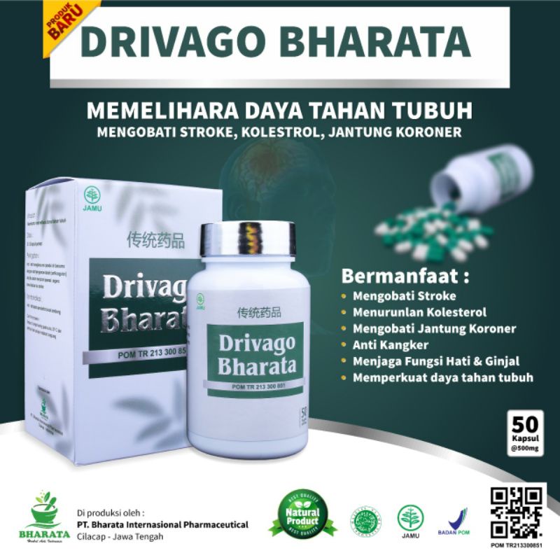 Obat Saraf Kejepit Darah Tinggi Kolestrol Stroke Jantung Bengkak Drivago Bharata