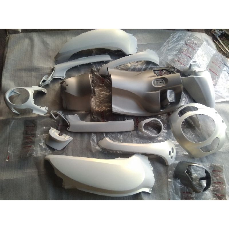 cover body set bodi Scoopy new 2023 k2f putih dof original