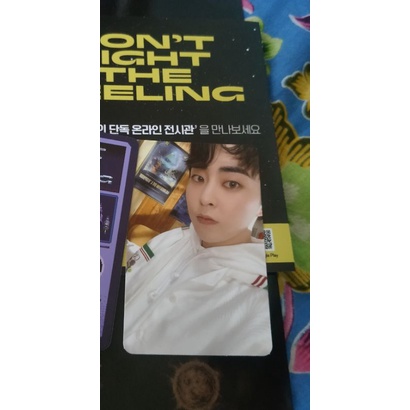 [WTS] want to sell EXO DFTF 'DON'T FIGHT THE FEELING' XIUMIN PHOTOCARD(PC XIUMIN)Expansion ver.MURAH