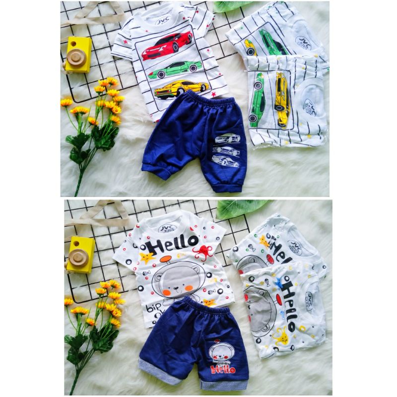 Khusus Grosir JVC Kids putih sz 3-12m @19500 x3pcs