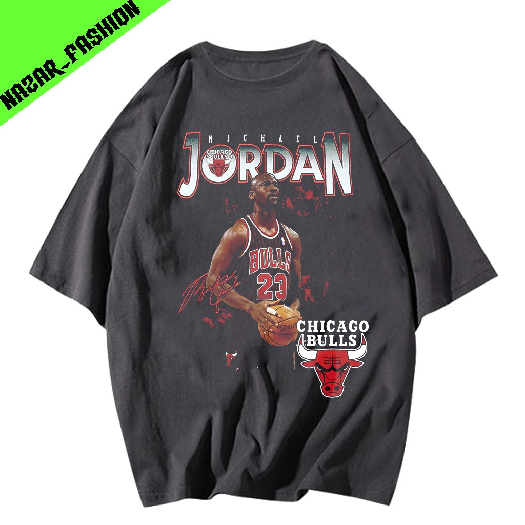 T-shirt Oversize Jordan Vintage rap tee kaos vintage wanita pria