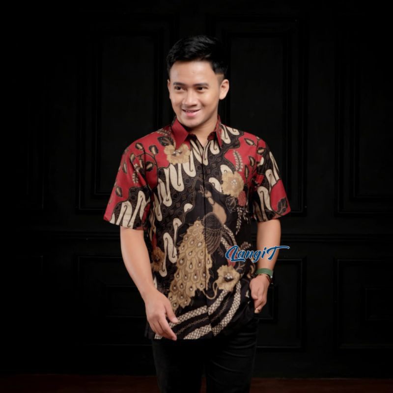 HEM BATIK PRIA JUMBO LENGAN PENDEK M L XL XXL 3XL 4XL 5XL 6XL 7XL