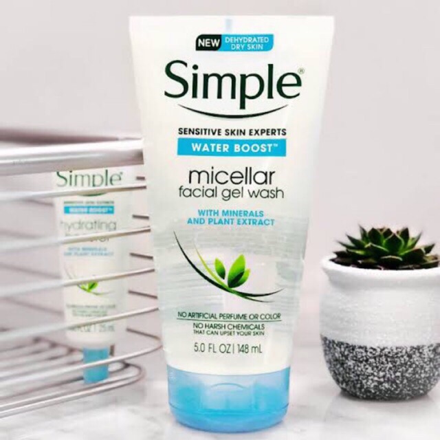 simple micellar gel wash shopee
