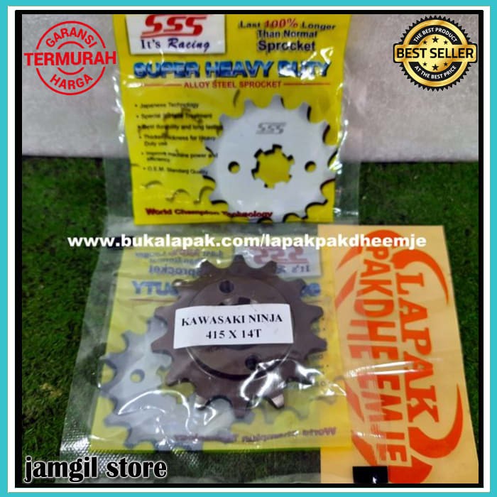 GEAR DEPAN SSS 415 14 NINJA R NINJA RR SSS ORIGINAL GER GIR SSS DEPAN  415 14 NINJA 150 TIPIS SSS