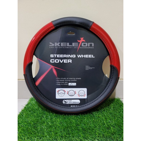 Sarung Stir Universal - Steering Wheel Cover - Skeleton - 1007BR