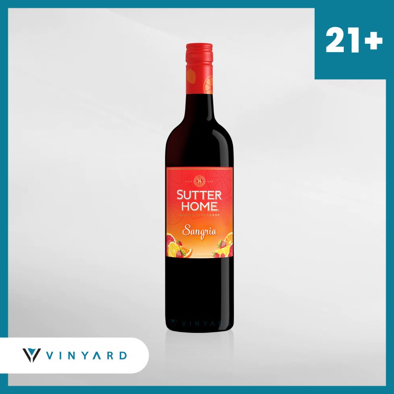 Sutter Home Sangria Red 750 Ml ( Original &amp; Resmi By Vinyard )