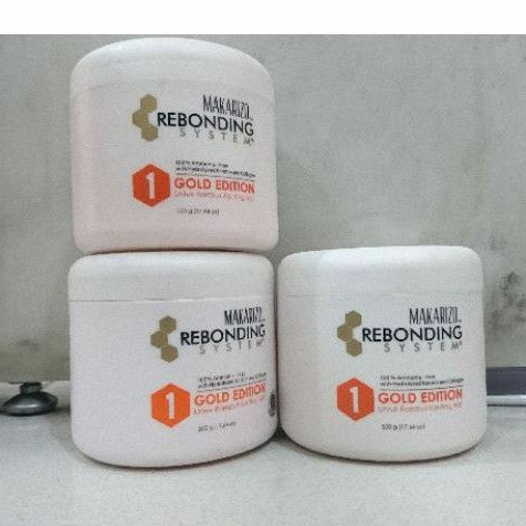 Makarizo rebonding step 1 gold edition 500gr