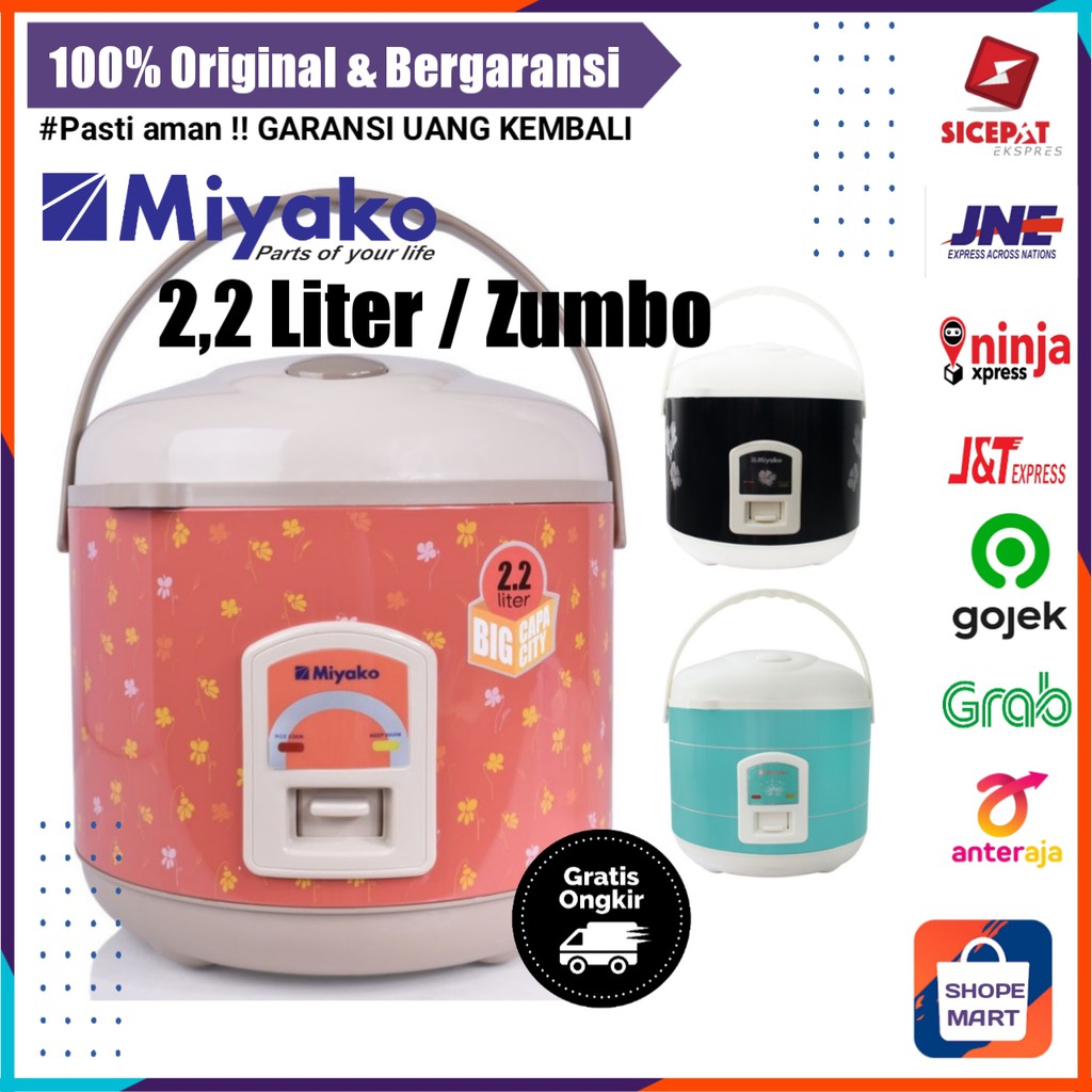 MEJICOM PENANAK NASI RICE COKER MAJIKOM PENGHANGAT PEMASAK NASI MAJICOM RESKUKER MAGIC JAR MIYAKO 12
