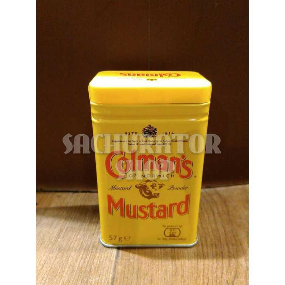 

BERKUALITAS! Colman Colmans Colman's Mustard Powder Bubuk 57 gr