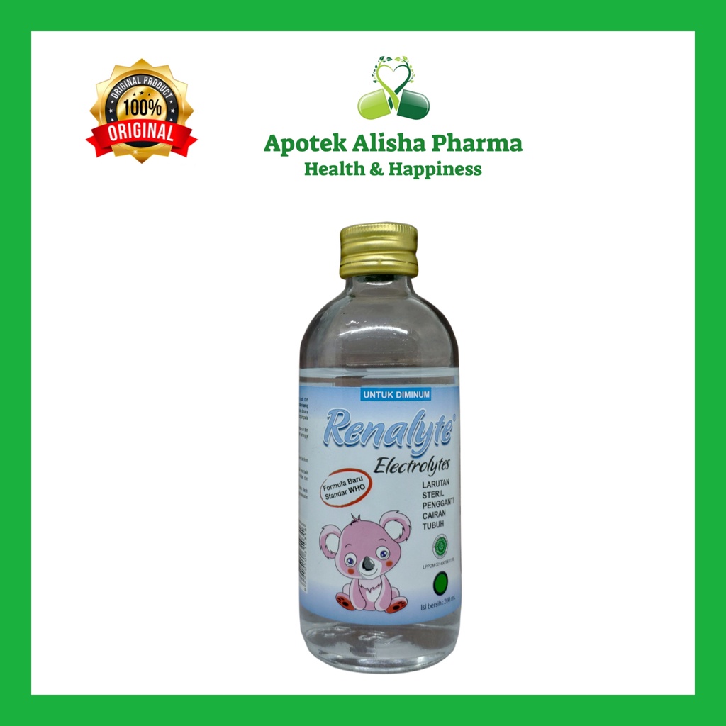 Renalyte Electrolytes 200-Renalyte Larutan Steril Pengganti Cairan Tubuh/Renalite Mencegah Dehidrasi