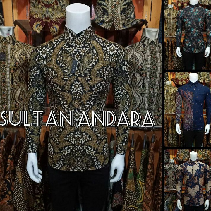 BATIK SULTAN ANDARA KKEMEJA BATIK PRIA SLIM FIT BATIK PRIA SLIMFIT REJEKI BERKAH