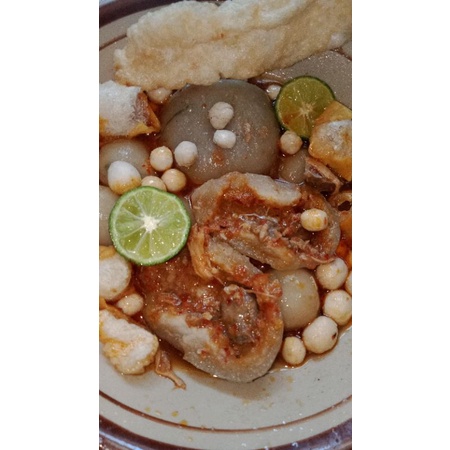 

cilok goang pedas jeletot isi suwir ayam+atipedas