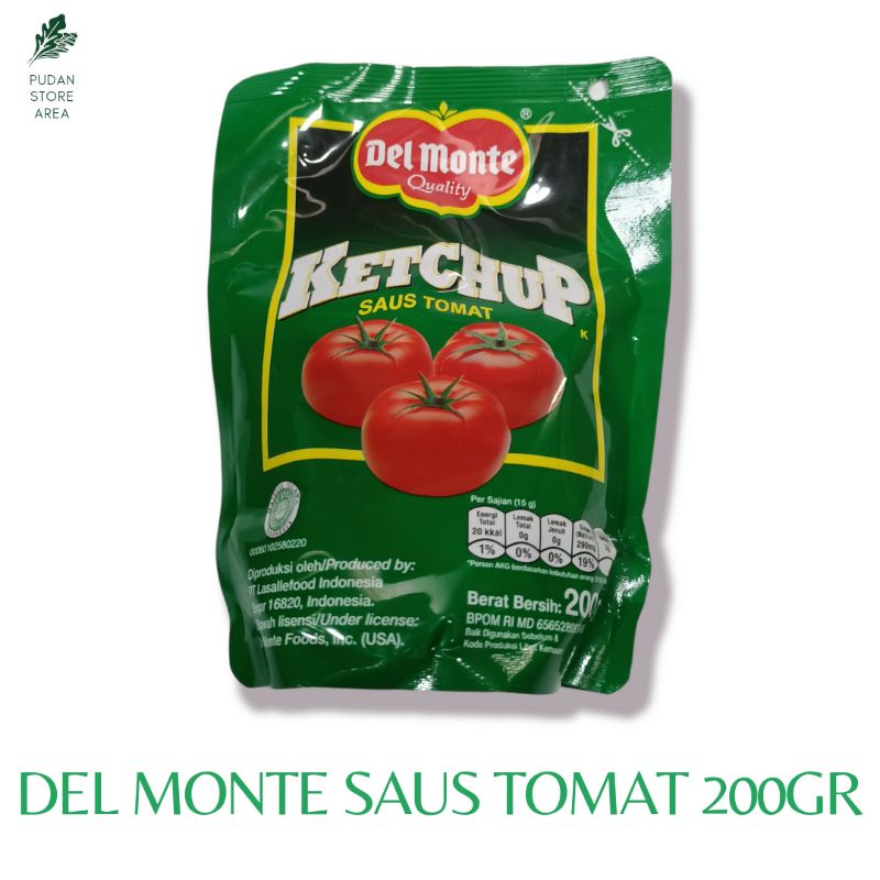 

DEL MONTE SAMBAL &TOMAT REVILL 200GRAM