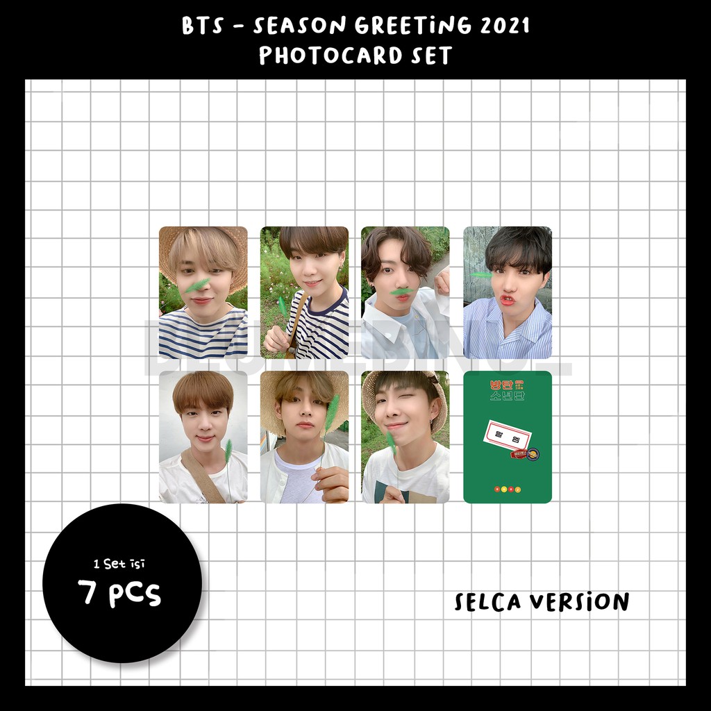 Selca Photocard Bts SG2021