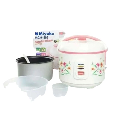 Miyako MCM 507 3in1 Mejikom / Rice Cooker / Magic Com / magiccom / magicom / megicom / mejikom 2 liter / magiccom murah / rice cooker 2 liter murah promo