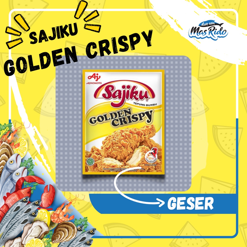 

Sajiku Tepung Bumbu Golden Crispy 200 Gram Sachet Harga Termurah
