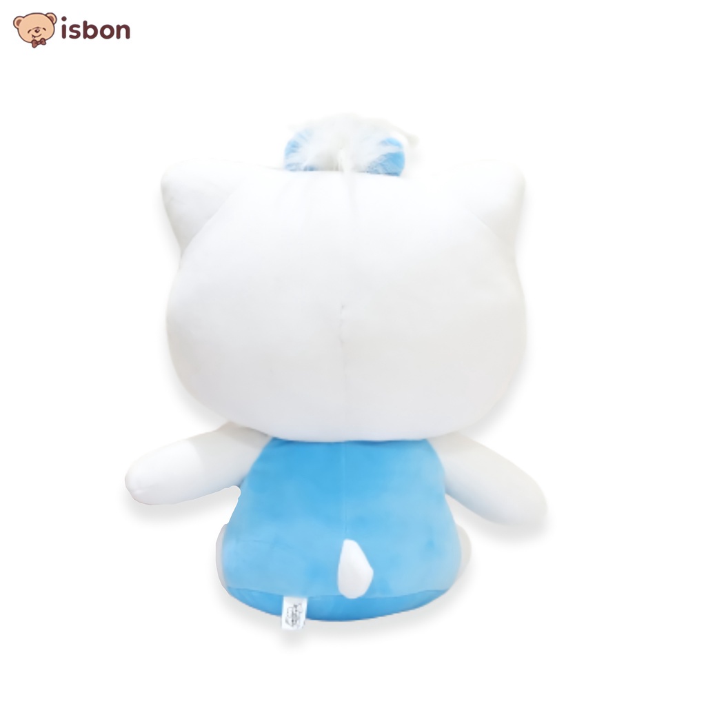 Boneka Kucing Cat Cowo White Blue Mainan Anak  ISTANA BONEKA