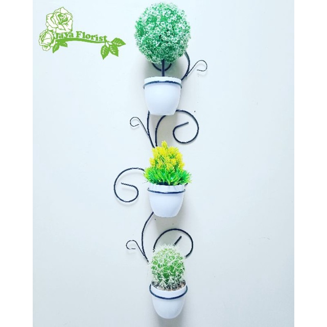 Rak Bunga Besi Tempel Dinding Rak Pot Dinding Dekorasi Gantungan Pot Bunga Unik Model Minimalis