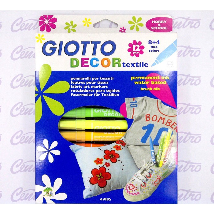 

GIOTTO DECOR TEXTILE 12PCS/SPIDOL CAT KAIN