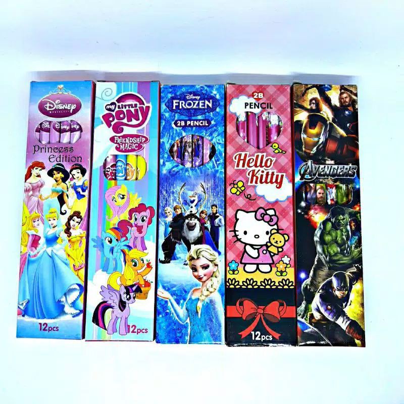 

VNS Pensil 2B Kayu Fancy / Pensil Karakter / Pensil Lucu