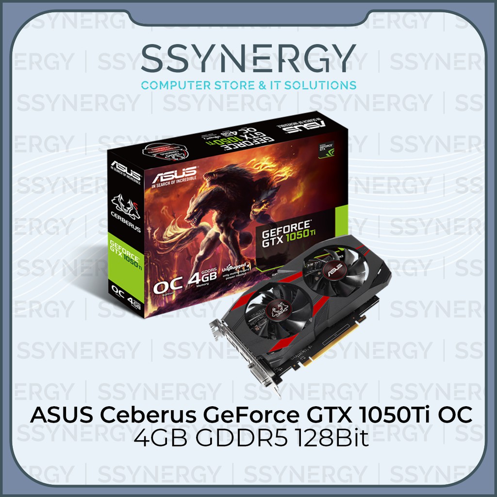 Vga Asus GTX 1050TI Cerberus 4GB DDR5 128Bit
