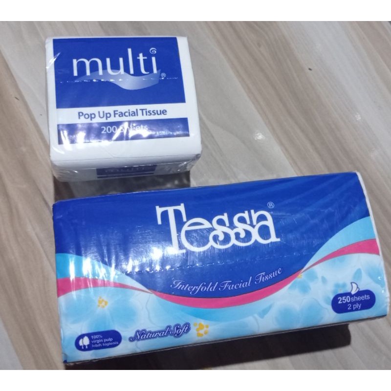 Multi Tisu Facial Tissue Pop Up Tisu makan-1