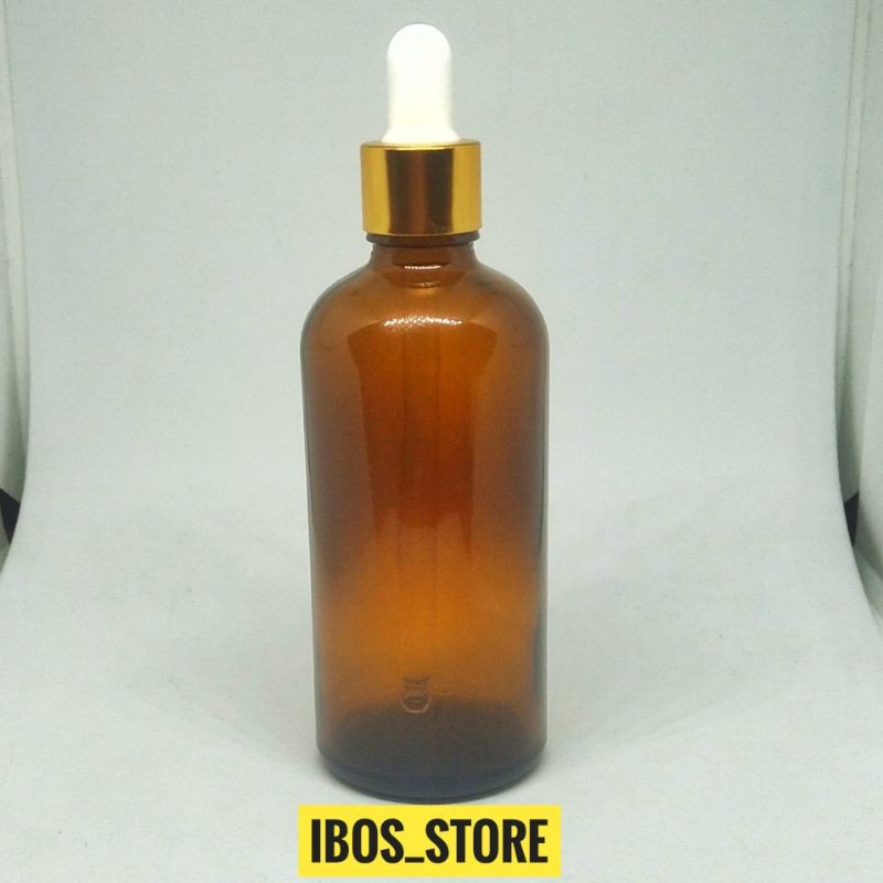 Botol Serum Kaca 100ml Amber Tebal/ Botol Pipet 100ml Kaca