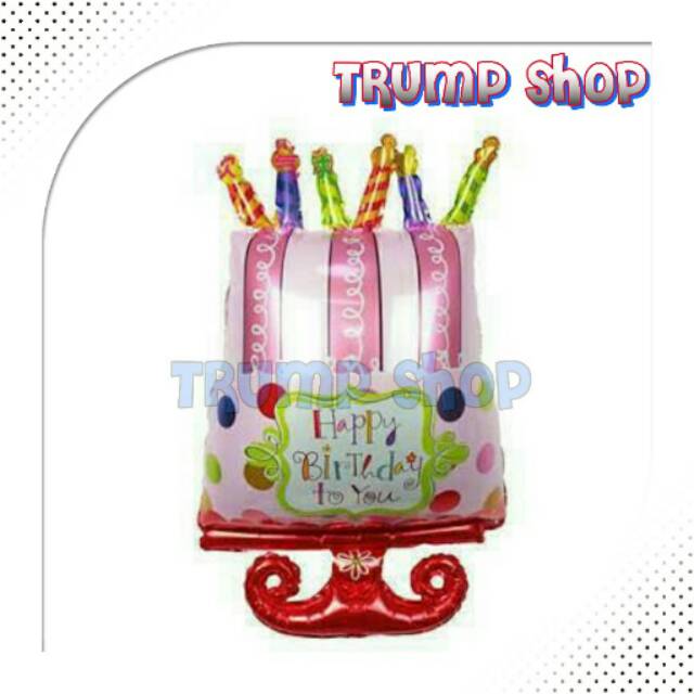 

Balon Foil Happy Birthday "CAKE LILIN