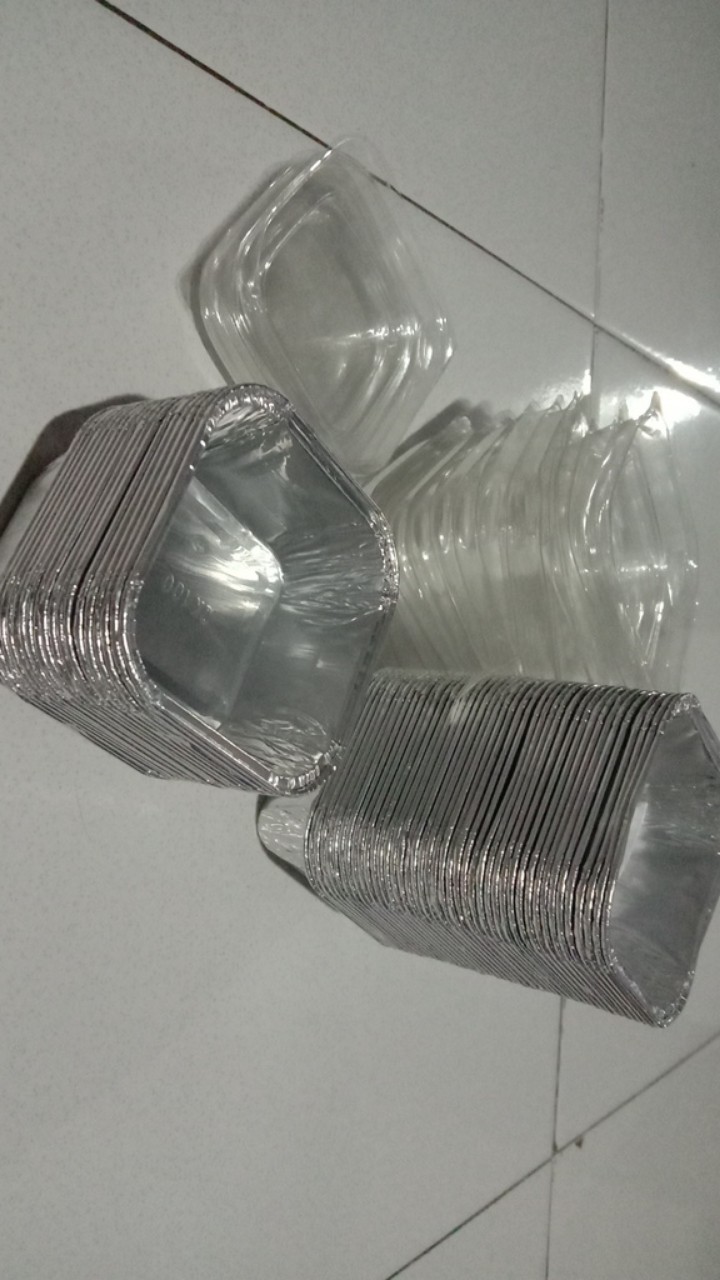 Aluminium Foil Kotak Dan Tutup Ox100