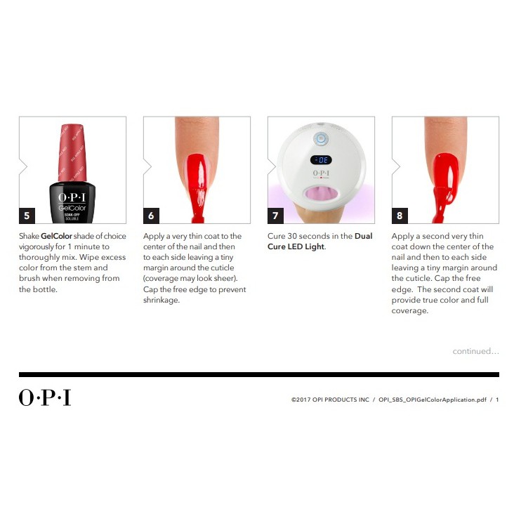 OPI Nail Lacquer 15ml  L00 Alpine Snow
